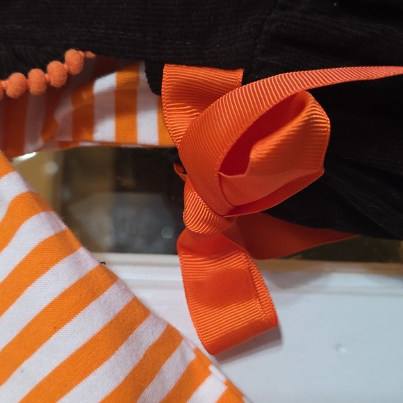 NWT Rare Edition Girls Dress Corduroy Brown Glittery Turkey Thanksgiving Sz 2T - Picture 8 of 10